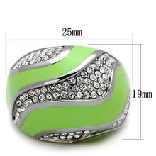 Load image into Gallery viewer, Anillos Para Mujer Color Plata de 316L Acero Inoxidable con Diamante Zirconia Cubica TK1741 - Jewelry Store by Erik Rayo
