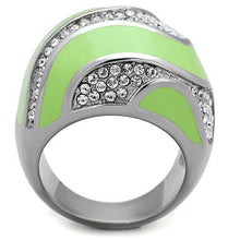 Load image into Gallery viewer, Anillos Para Mujer Color Plata de 316L Acero Inoxidable con Diamante Zirconia Cubica TK1741 - Jewelry Store by Erik Rayo
