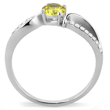 Load image into Gallery viewer, Anillos Para Mujer Color Plata de 316L Acero Inoxidable con Diamante Zirconia Cubica Topaz DA005 - Jewelry Store by Erik Rayo
