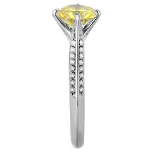 Load image into Gallery viewer, Anillos Para Mujer Color Plata de 316L Acero Inoxidable con Diamante Zirconia Cubica Topaz DA037 - Jewelry Store by Erik Rayo
