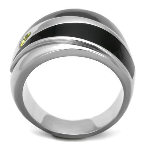 Anillos Para Mujer Color Plata de 316L Acero Inoxidable con Diamante Zirconia Cubica Topaz - Jewelry Store by Erik Rayo