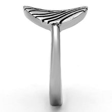 Load image into Gallery viewer, Anillos Para Mujer Color Plata de 316L Acero Inoxidable con Epoxi en Jet TK1078 - Jewelry Store by Erik Rayo
