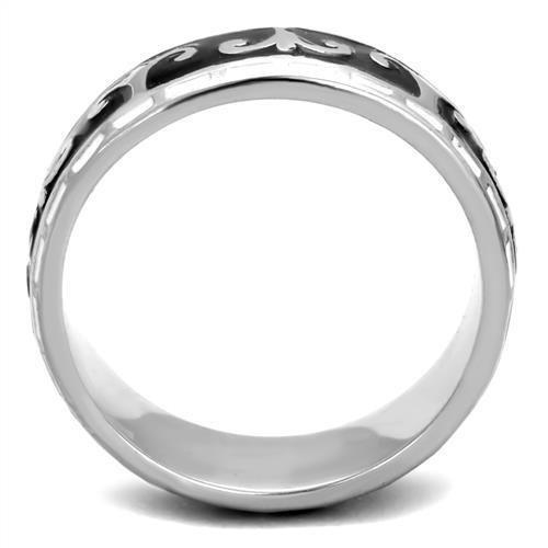 Anillos Para Mujer Color Plata de 316L Acero Inoxidable con Epoxi en Jet Venice - Jewelry Store by Erik Rayo