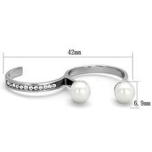 Load image into Gallery viewer, Anillos Para Mujer Color Plata de 316L Acero Inoxidable con Perla Blanca - Jewelry Store by Erik Rayo
