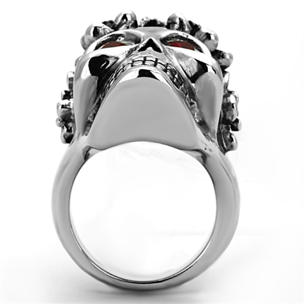 Anillos Para Mujer Color Plata de 316L Acero Inoxidable con Piedra de Crystal en Siam TK1117 - Jewelry Store by Erik Rayo