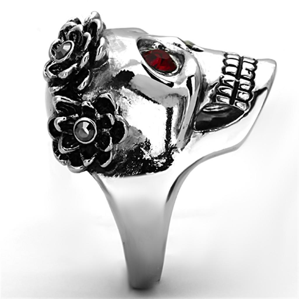 Anillos Para Mujer Color Plata de 316L Acero Inoxidable con Piedra de Crystal en Siam TK1117 - Jewelry Store by Erik Rayo