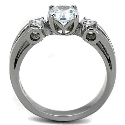 Anillos Para Mujer Color Plata de 316L Acero Inoxidable Cordoba - Jewelry Store by Erik Rayo