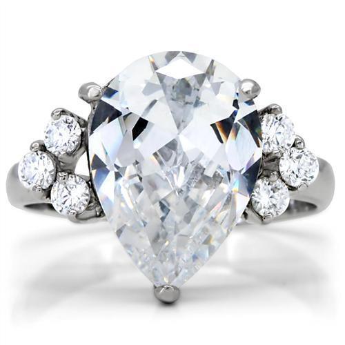 Anillos Para Mujer Color Plata de 316L Acero Inoxidable Crotone - Jewelry Store by Erik Rayo
