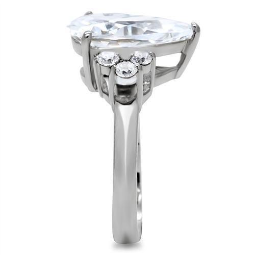 Anillos Para Mujer Color Plata de 316L Acero Inoxidable Crotone - Jewelry Store by Erik Rayo