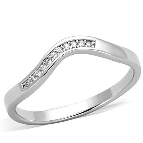 Anillos Para Mujer Color Plata de 316L Acero Inoxidable Damascus - Jewelry Store by Erik Rayo