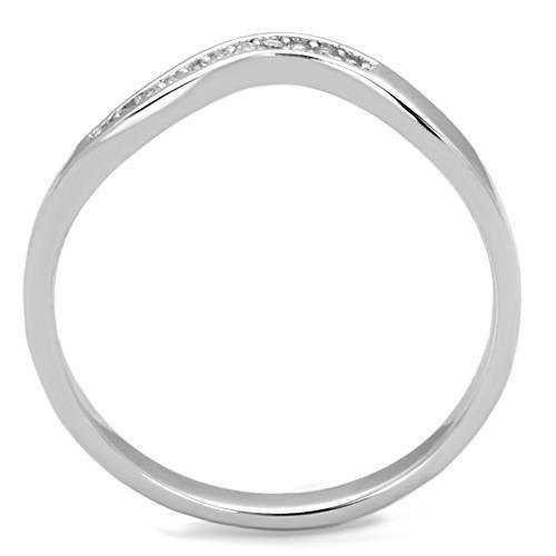Anillos Para Mujer Color Plata de 316L Acero Inoxidable Damascus - Jewelry Store by Erik Rayo