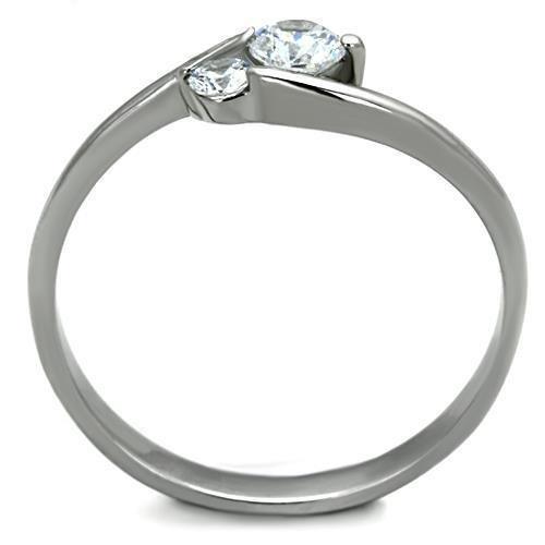 Anillos Para Mujer Color Plata de 316L Acero Inoxidable DES - Jewelry Store by Erik Rayo