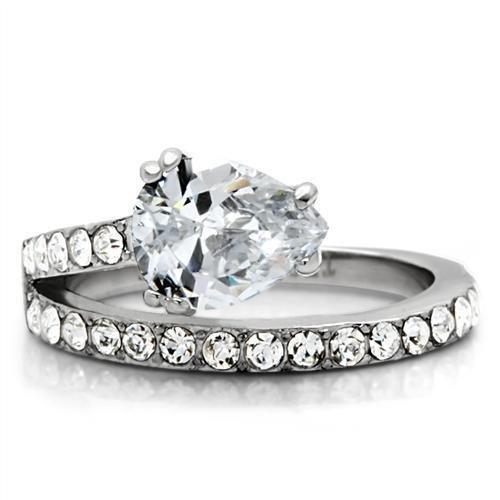 Anillos Para Mujer Color Plata de 316L Acero Inoxidable Dhaka - Jewelry Store by Erik Rayo