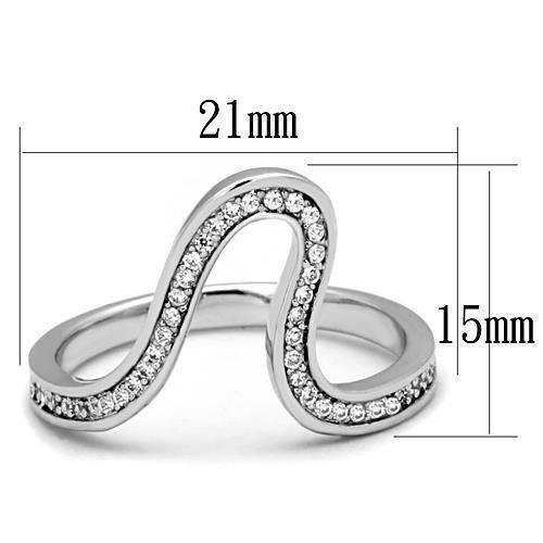 Anillos Para Mujer Color Plata de 316L Acero Inoxidable Douala - Jewelry Store by Erik Rayo