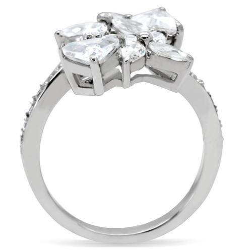 Anillos Para Mujer Color Plata de 316L Acero Inoxidable Kyoto - Jewelry Store by Erik Rayo