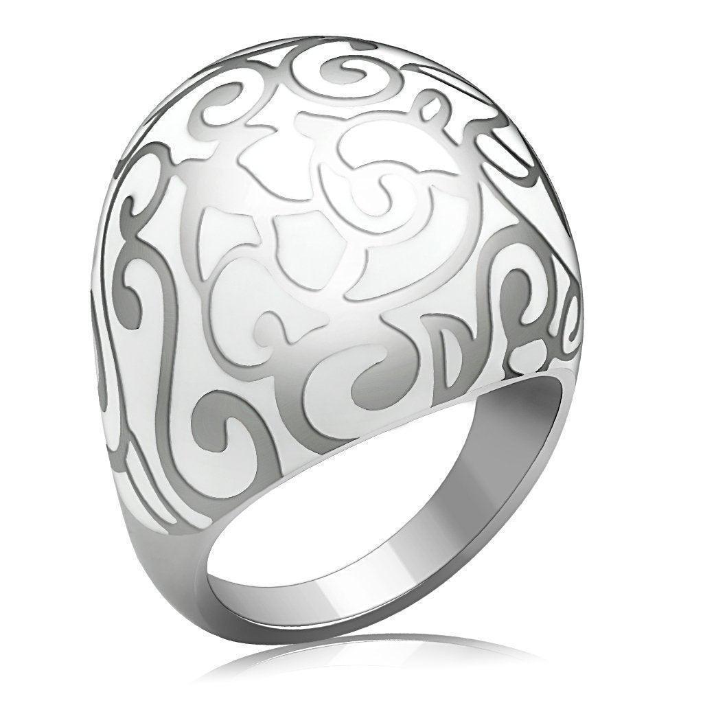 Anillos Para Mujer Color Plata de 316L Acero Inoxidable Massa - Jewelry Store by Erik Rayo