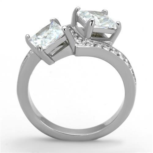 Anillos Para Mujer Color Plata de 316L Acero Inoxidable Milan - Jewelry Store by Erik Rayo