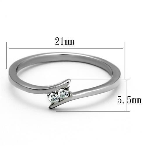 Anillos Para Mujer Color Plata de 316L Acero Inoxidable Nagoya - Jewelry Store by Erik Rayo