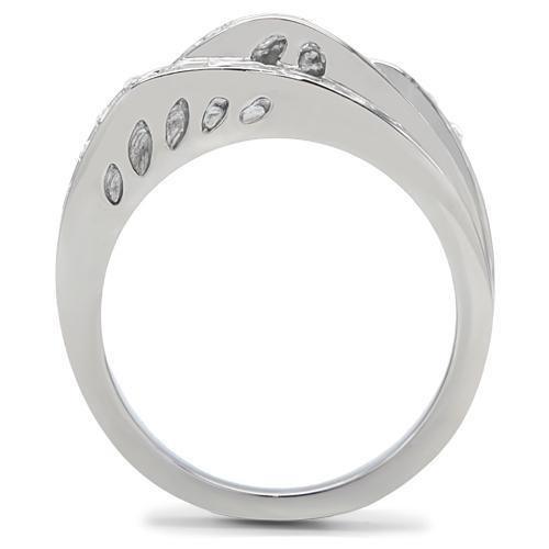 Anillos Para Mujer Color Plata de 316L Acero Inoxidable Piedra de Crystal Argenta - Jewelry Store by Erik Rayo
