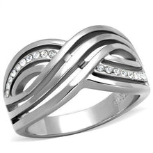 Load image into Gallery viewer, Anillos Para Mujer Color Plata de 316L Acero Inoxidable Piedra de Crystal Cosenza - Jewelry Store by Erik Rayo
