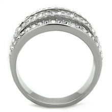 Load image into Gallery viewer, Anillos Para Mujer Color Plata de 316L Acero Inoxidable Piedra de Crystal Crotone - Jewelry Store by Erik Rayo
