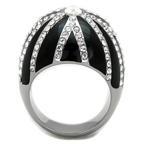 Anillos Para Mujer Color Plata de 316L Acero Inoxidable Piedra de Crystal Teramo - Jewelry Store by Erik Rayo