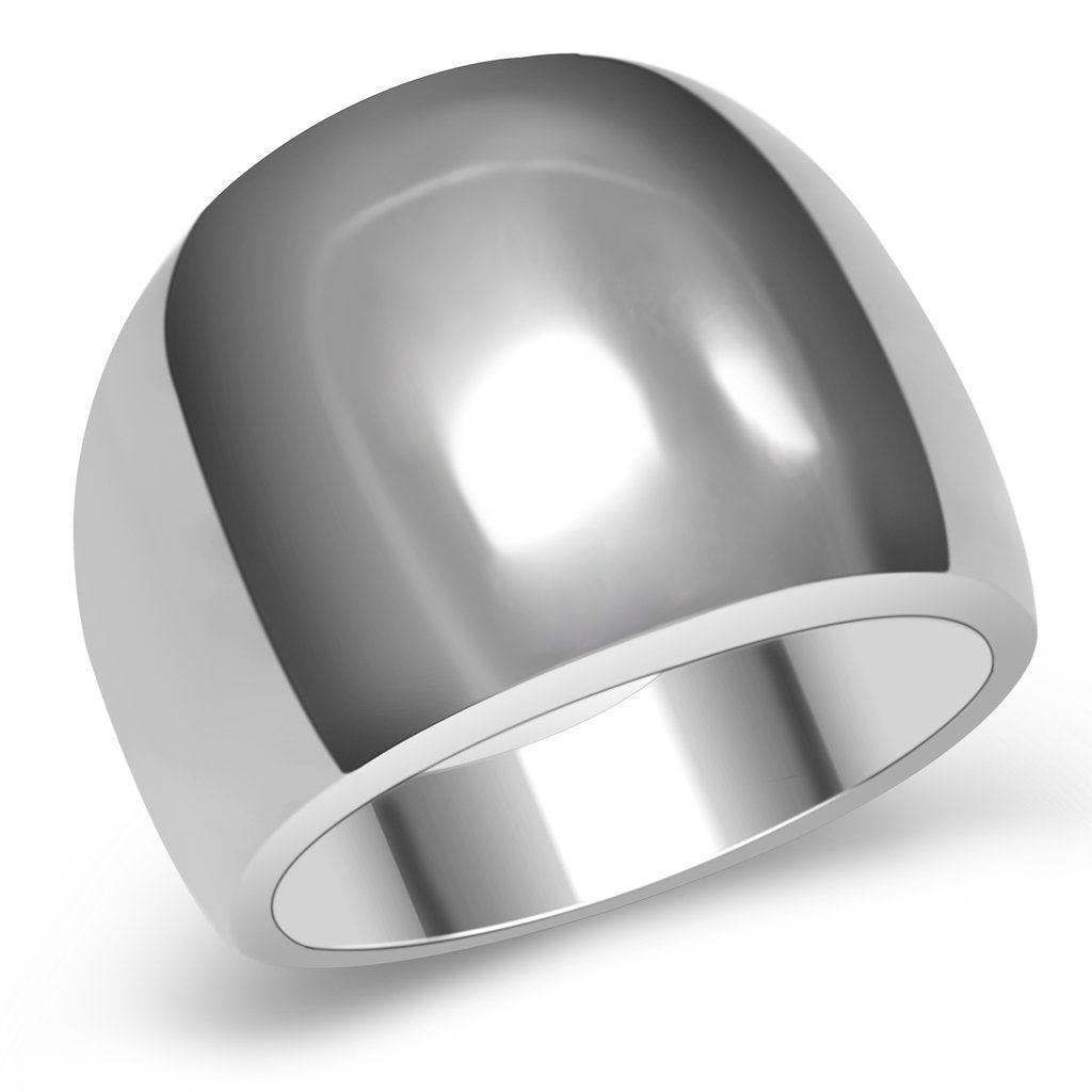 Anillos Para Mujer Color Plata de 316L Acero Inoxidable Sin Piedra TK034 - Jewelry Store by Erik Rayo