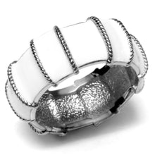 Load image into Gallery viewer, Anillos Para Mujer Color Plata de 316L Acero Inoxidable Sin Piedra TK039 - Jewelry Store by Erik Rayo
