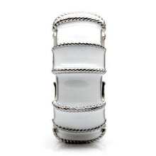 Load image into Gallery viewer, Anillos Para Mujer Color Plata de 316L Acero Inoxidable Sin Piedra TK039 - Jewelry Store by Erik Rayo
