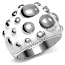 Load image into Gallery viewer, Anillos Para Mujer Color Plata de 316L Acero Inoxidable Sin Piedra TK042 - Jewelry Store by Erik Rayo
