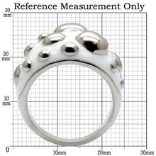 Load image into Gallery viewer, Anillos Para Mujer Color Plata de 316L Acero Inoxidable Sin Piedra TK042 - Jewelry Store by Erik Rayo
