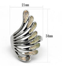 Load image into Gallery viewer, Anillos Para Mujer Color Plata de 316L Acero Inoxidable Sin Piedra TK1001 - Jewelry Store by Erik Rayo
