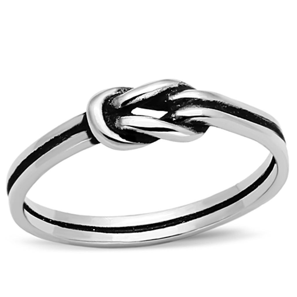 Anillos Para Mujer Color Plata de 316L Acero Inoxidable Sin Piedra TK1239 - Jewelry Store by Erik Rayo