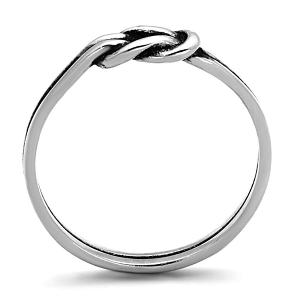 Anillos Para Mujer Color Plata de 316L Acero Inoxidable Sin Piedra TK1239 - Jewelry Store by Erik Rayo
