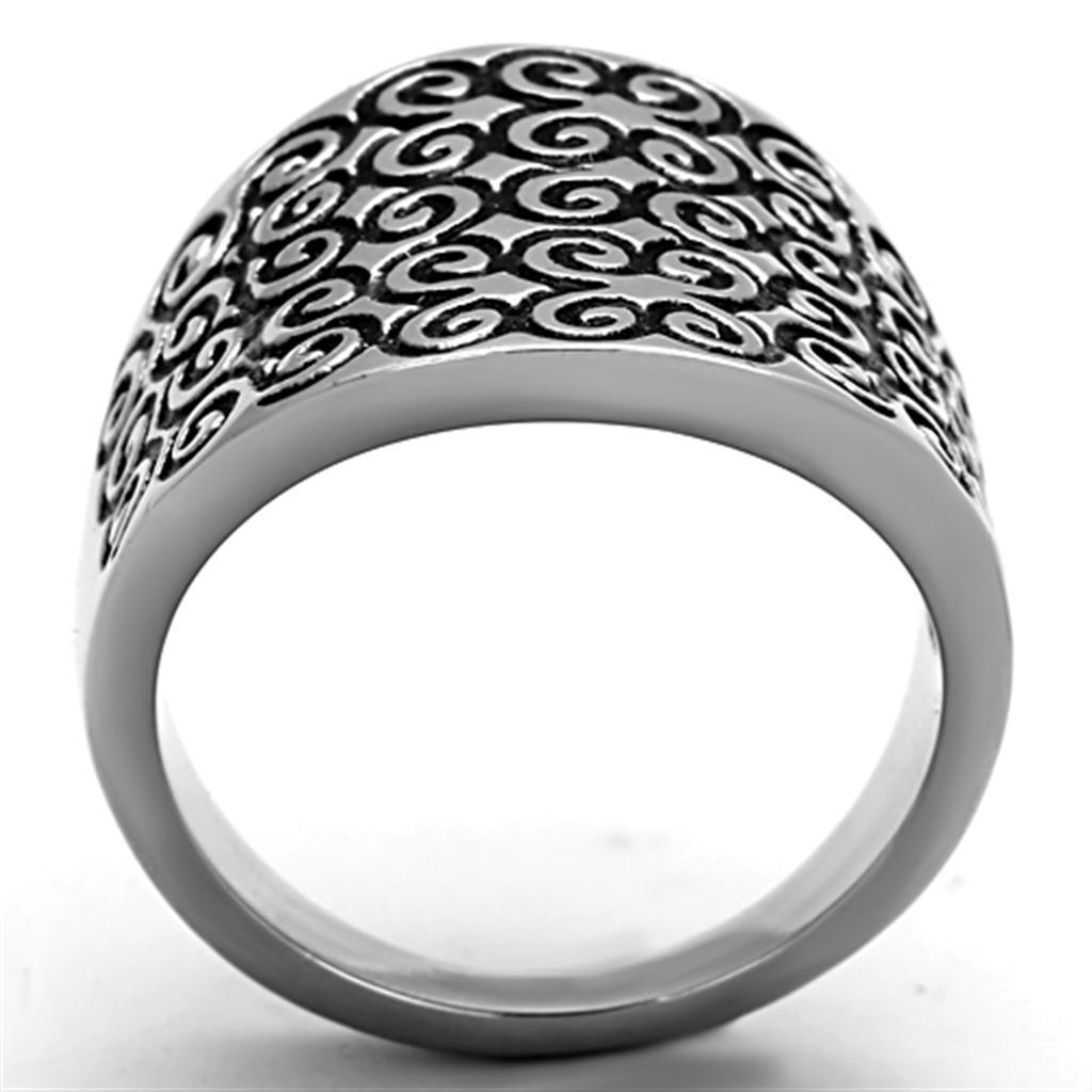 Anillos Para Mujer Color Plata de 316L Acero Inoxidable Sin Piedra TK1329 - Jewelry Store by Erik Rayo