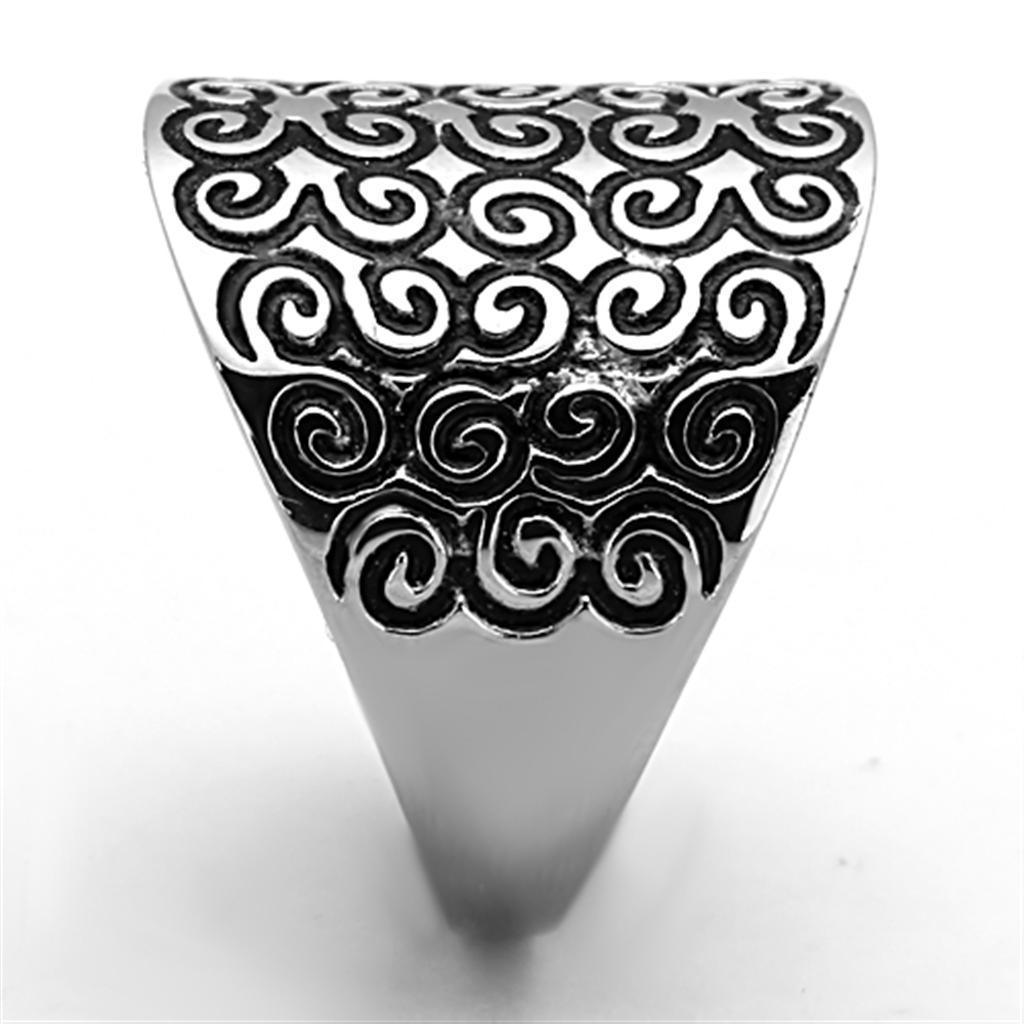 Anillos Para Mujer Color Plata de 316L Acero Inoxidable Sin Piedra TK1329 - Jewelry Store by Erik Rayo