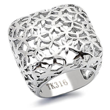Load image into Gallery viewer, Anillos Para Mujer Color Plata de 316L Acero Inoxidable Sin Piedra TK133 - Jewelry Store by Erik Rayo
