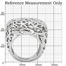Load image into Gallery viewer, Anillos Para Mujer Color Plata de 316L Acero Inoxidable Sin Piedra TK133 - Jewelry Store by Erik Rayo
