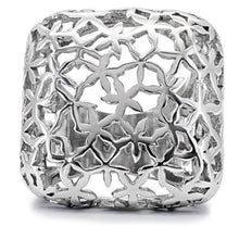 Load image into Gallery viewer, Anillos Para Mujer Color Plata de 316L Acero Inoxidable Sin Piedra TK133 - Jewelry Store by Erik Rayo
