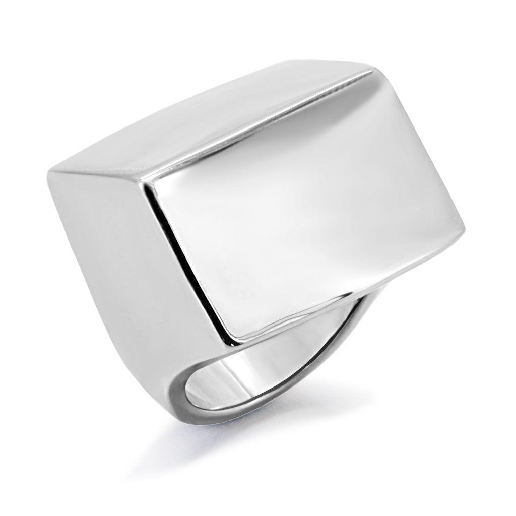 Anillos Para Mujer Color Plata de 316L Acero Inoxidable Sin Piedra TK134 - Jewelry Store by Erik Rayo