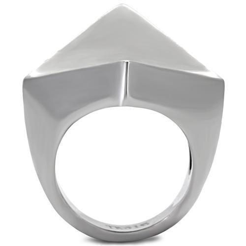 Anillos Para Mujer Color Plata de 316L Acero Inoxidable Sin Piedra TK136 - Jewelry Store by Erik Rayo