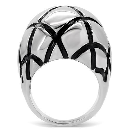 Anillos Para Mujer Color Plata de 316L Acero Inoxidable Sin Piedra TK139 - Jewelry Store by Erik Rayo