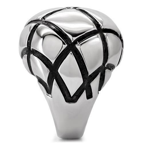 Anillos Para Mujer Color Plata de 316L Acero Inoxidable Sin Piedra TK139 - Jewelry Store by Erik Rayo