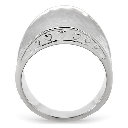 Anillos Para Mujer Color Plata de 316L Acero Inoxidable Sin Piedra TK140 - Jewelry Store by Erik Rayo
