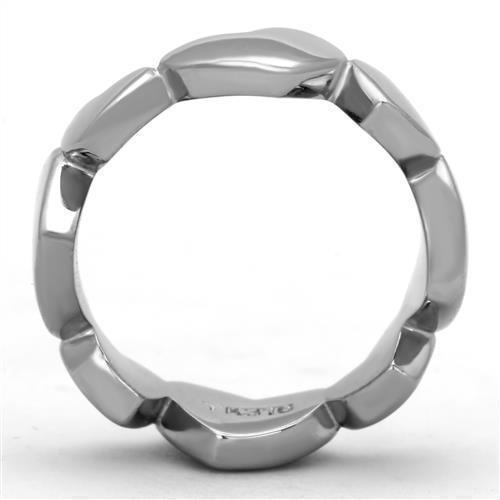 Anillos Para Mujer Color Plata de 316L Acero Inoxidable Sin Piedra TK1433 - Jewelry Store by Erik Rayo
