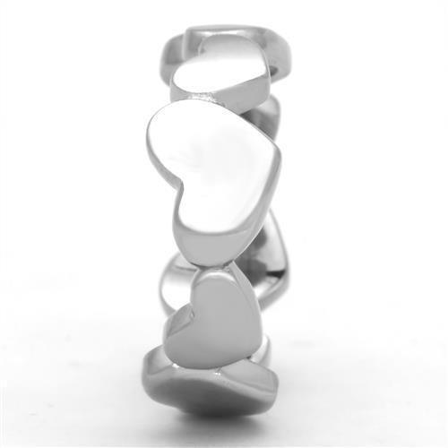Anillos Para Mujer Color Plata de 316L Acero Inoxidable Sin Piedra TK1433 - Jewelry Store by Erik Rayo