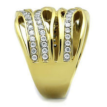 Load image into Gallery viewer, Anillos Para Mujer Dos Tonos de 316L Acero Inoxidable con Diamante Zirconia Cubica TK1699 - Jewelry Store by Erik Rayo
