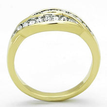 Load image into Gallery viewer, Anillos Para Mujer Dos Tonos de 316L Acero Inoxidable con Diamante Zirconia Cubica TK1704 - Jewelry Store by Erik Rayo
