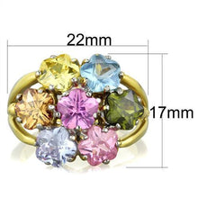 Load image into Gallery viewer, Anillos Para Mujer Dos Tonos de 316L Acero Inoxidable K1791 - Jewelry Store by Erik Rayo
