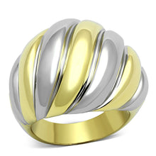 Load image into Gallery viewer, Anillos Para Mujer Dos Tonos de 316L Acero Inoxidable Sin Piedra TK1219 - Jewelry Store by Erik Rayo
